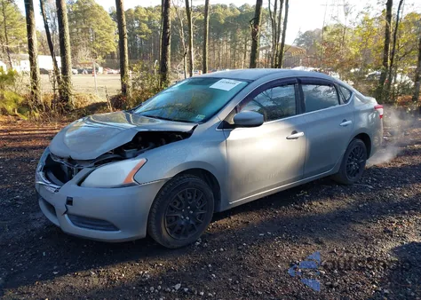 2013 Nissan Sentra S z USA, uszkodzony, nr VIN 3N1AB7AP7DL772123